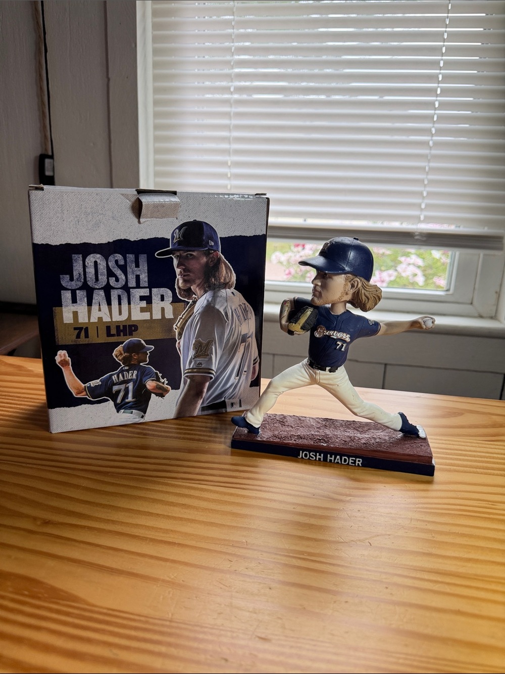 2019 Milwaukee Brewers Josh Hader Bobblehead #71 SGA NIB